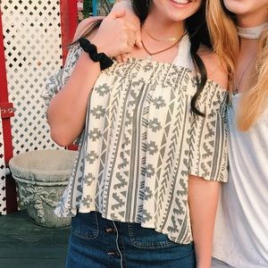 Off the shoulder top !!